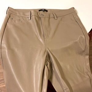 7 For All Mankind Vegan Leather Pants Women’s Large